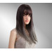 Peruca bobo ombre cu breton Grey Inchis